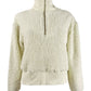 Derek Heart Junior's Half ZipTurtleneck Sweater White Size Medium
