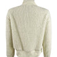 Derek Heart Junior's Half ZipTurtleneck Sweater White Size Medium