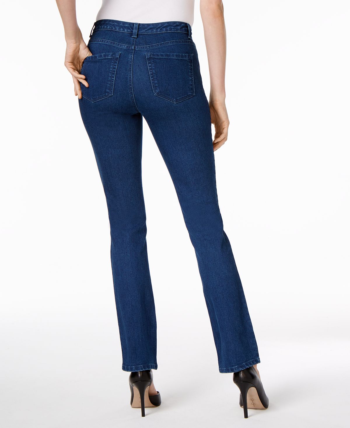 Charter Club Women's Prescott Bootcut Jeans Blue Size 6