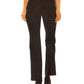 BCX Junior's Pull on Ponte Knit Pants -Brown- Size Large