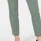 Charter Club Women's Newport Tummy Control Slim Fit Pants Green Size 18