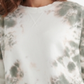 Lucky Brand Women's Fleece Crew Neck Pullover Top White Size Medium