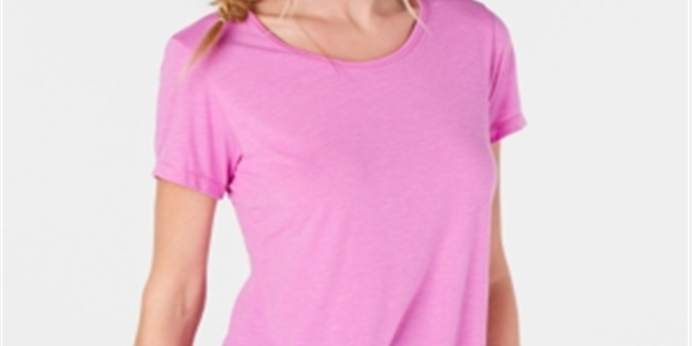 Ideology Women's Fitness Running T-Shirt Pink Size L