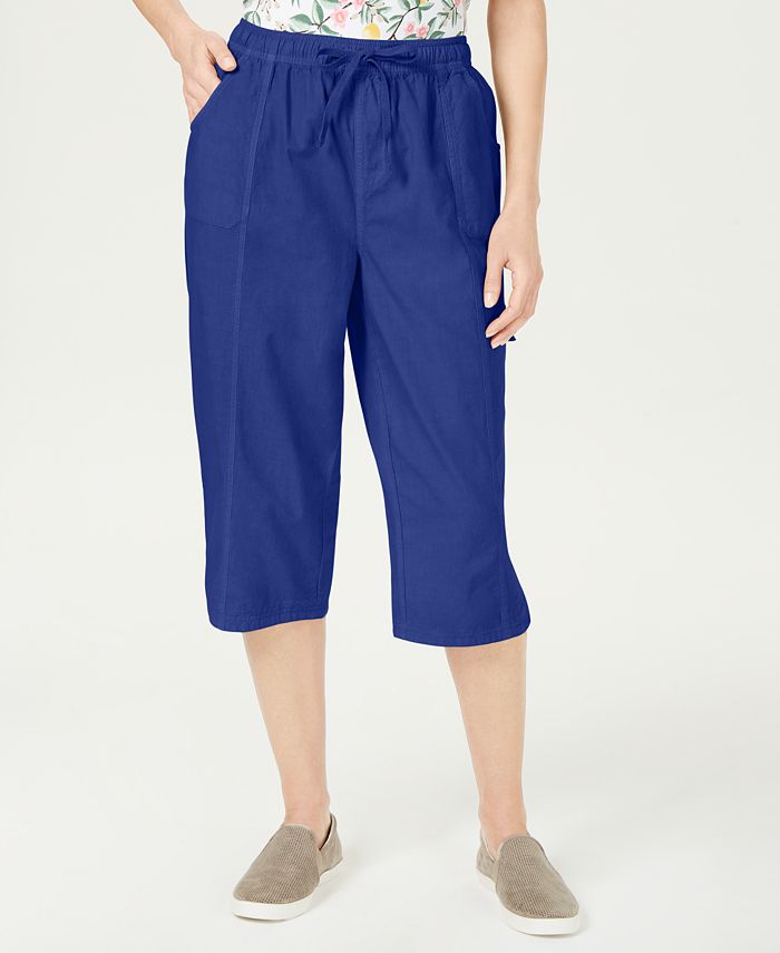 Karen Scott Women's Capri Pants Brown Size PP