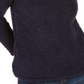 Style & Co Women's Faux Sherpa Cowlneck Sweater Blue Size PP