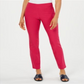 Charter Club Women's Cambridge Skinny Pull on Tummy Control Pants Pink Size 6