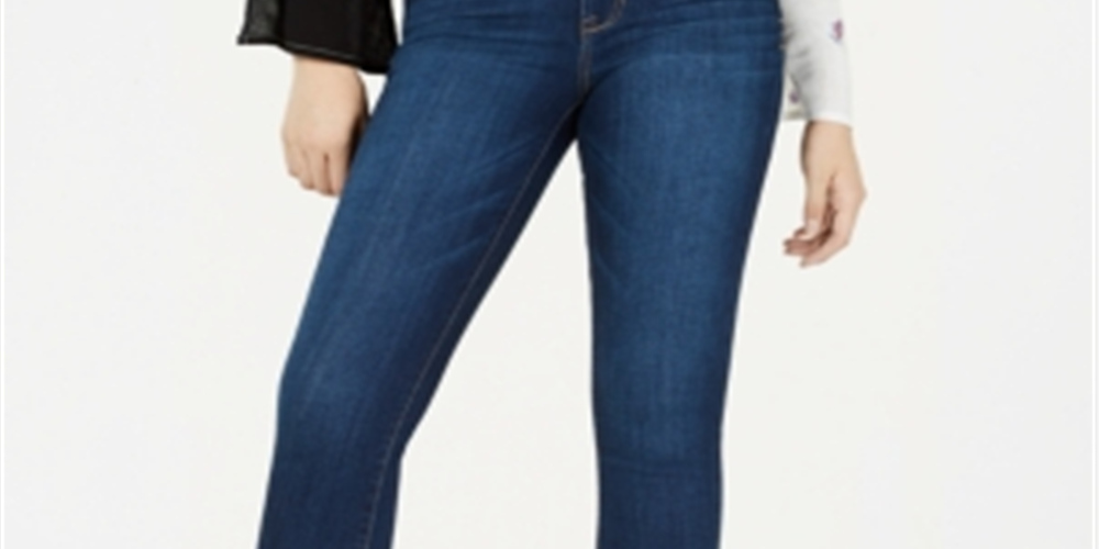 Celebrity Pink Junior's Janie Rise Light Wash Skinny Jeans Blue Size -15