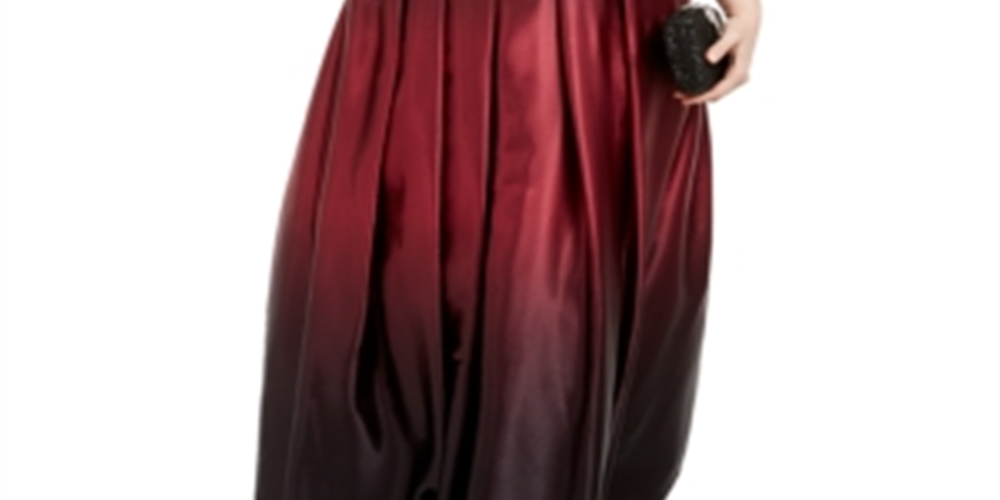SL Fashions Women's Plus Ombre a-Line Gown Purple Size 20W