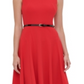 Tommy Hilfiger Women's  Sleeveless MIDI Shirt Dress Dress Red Size 10