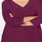Karen Scott Women's Cotton Eyelet Pullover Top Purple Size 0X