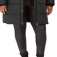 Maralyn & Me Junior's Plus Faux Fur Trim Hooded Puffer Coat Gray size-size 3XL