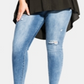 City Chic Women's Fierce High low Shirt -Green Size X-Large