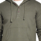 Weatherproof Men's Sweater  Waffle Knit Pullover Hooded Green Size Large
