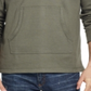 Weatherproof Men's Sweater  Waffle Knit Pullover Hooded Green Size Large