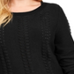 Michael Kors Women's Cable Knit Sweater Black Size 3X