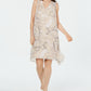 Alfani Women's V Neck Dress Pink size Petite S