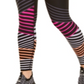 Calvin Klein Women's Performance Striped High Waist Leggings Black Size M
