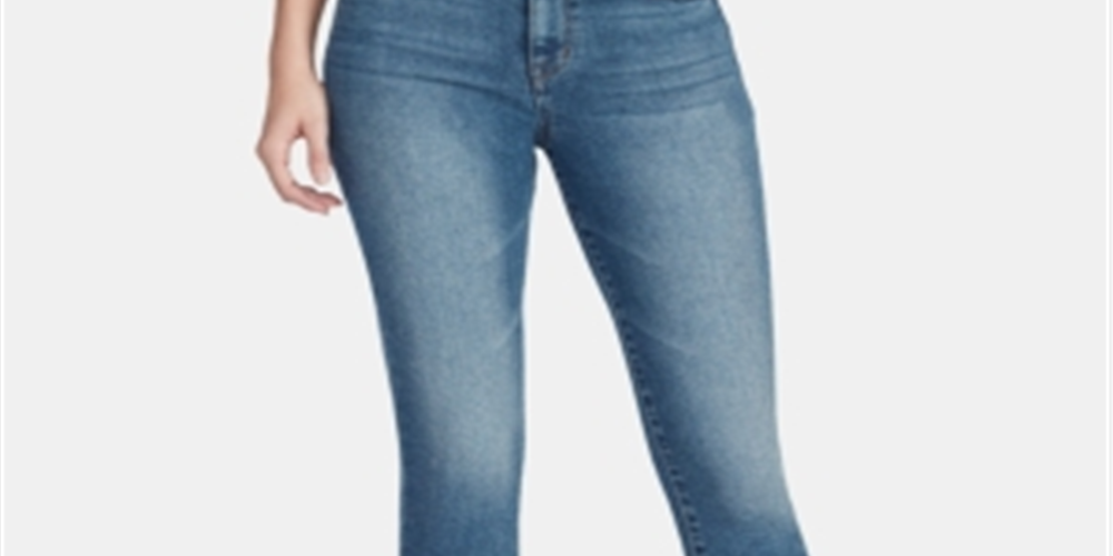 William Rast Womens Juniors Skinny Jeans Denim Asymmetric Blue Size 25