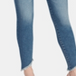 William Rast Womens Juniors Skinny Jeans Denim Asymmetric Blue Size 25