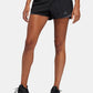 Adidas Women's Run It Climalite वर्कआउट शॉर्ट्स ब्लैक साइज़ -LX3"