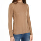INC International Concepts Women's Solid Turtleneck Sweater New Brown  Size X-Small