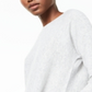 Charter Club Women's Pure Cashmere Long Sleeve Shirttail Sweater Gray Size Petite S