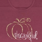 Style & Co Women's Thankful Graphic T-Shirt -Red Size Medium