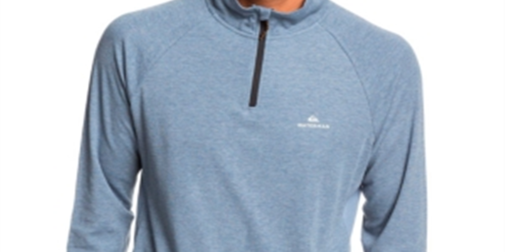 Quiksilver Mens Sea Hound Spring High Neck Soft Shell Jacket Blue Size XL