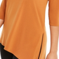 Alfani Women's Asymmetrical Cut Out Top -Brown Size Petite L