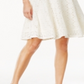 Charter Club Women's Lace Fit & Flare Dress White  Size Petite Medium