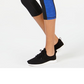 Ideology Women's Colorblocked Cropped Leggings Black Size 2XL