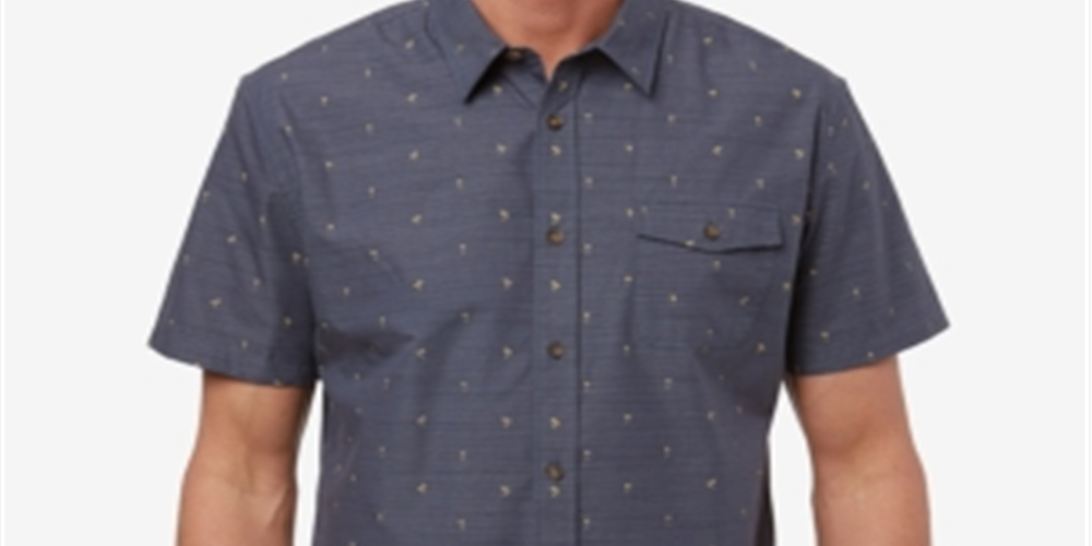 O'Neill West Ways Shirt Men's Clothing Blue Size Medium