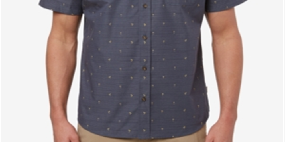 O'Neill West Ways Shirt Men's Clothing Blue Size Medium