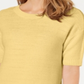 Charter Club Women's Cotton Short Sleeve Sweater Yellow Size XX-Large