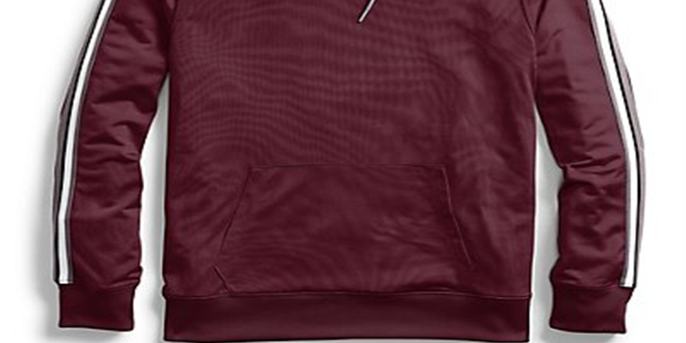 Champion Men's Athletics Track Embroidered Logo Hoodie Red Size XX-Large