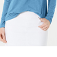 Style & Co Long-Sleeve Crewneck Top Blue Size S