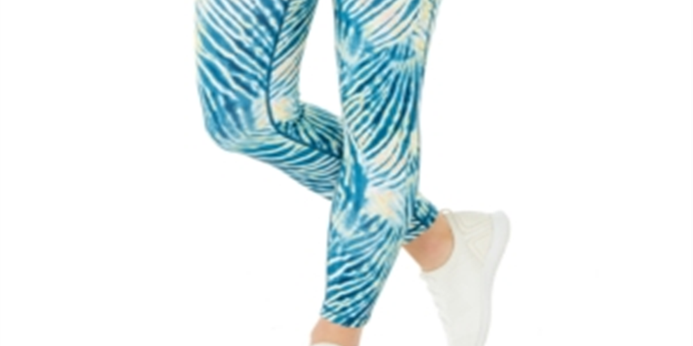 IDEOLOGY Women's Leggings Blue Size Large