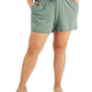 Style & Co Plus Size Solid Knit Track Shorts  Black Size  --- Style Co Plus Size Solid Knit Track Sho Deep Black 0X