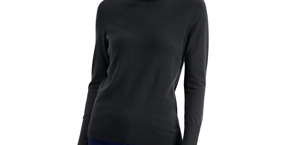 Jm Collection Turtleneck Sweater Brown Size XL