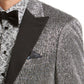 Tallia Men's Slim Fit Dinner Jacket Silver Size 40