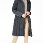 Cole Haan Women's Anoraks & Parkas Graphite Down Fuzzy Hood Green Size 2XL