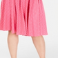 Charter Club Women's Plus Polka Dot Sleeveless Shirtdress -Pink Size 20W