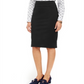 Charter Club Women's Ponte Knit Pencil Skirt Black Size 14