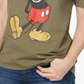 Hybrid Junior's Mickey Graphic T-Shirt White Size XS