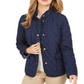 Charter Club Women's Quilted Jacket Blue Size XS