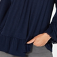 Style & Co Women's Off the Shoulder Bell Sleeve Top Blue Size Small