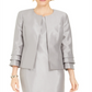 Kasper Women's Silver Suit Wear to Work Jacket Size 18