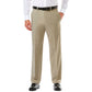 Haggar Men's Cool 18 Pro Flat Front Pants Yellow Size 38Wx32L