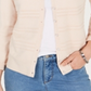 Charter Club Women's Long Sleeve V Neck Cardigan Pink Size XS
