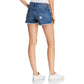 BLANKNYC Women's Astor Distressed Cut Off Denim Shorts Blue Size 24